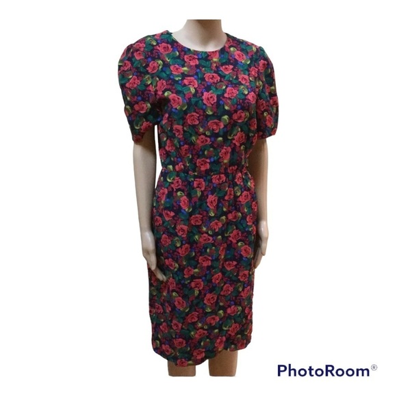 Vintage Floral Dress - Picture 1 of 14